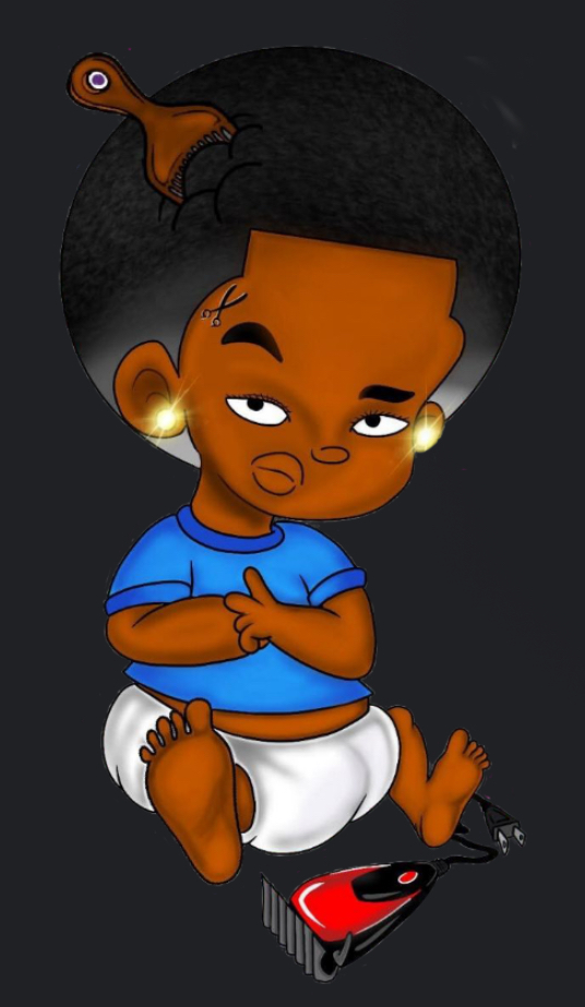 Mr. P Cartoon Logo
